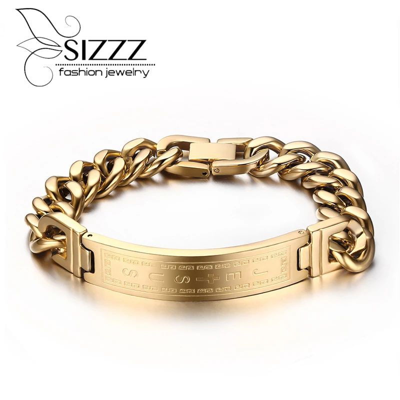 Мужской браслет из нержавеющей стали с изображением Креста Иисуса|bracelet fashion|fashion