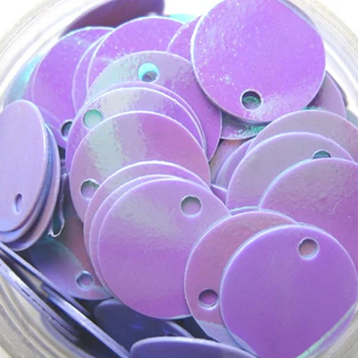 10 мм круглые Блестки для ремесел соответствую 400 шт./лот красочные свободные пайетками ПВХ края отверстия блесток для рукоделия швейная фурнитура - Цвет: purple