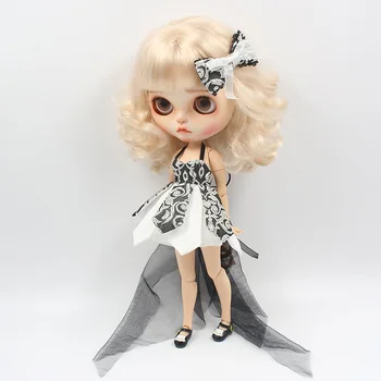 

Blyth doll clothes new summer skirt and matched clip available for Blyth AZONE Licca doll accessories