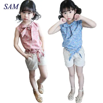 

Baby Girl Clothes Fashion Cartoon Girls Summer Set Clothes Baby Suits Kids T Shirt +Pants Children Clothing Set