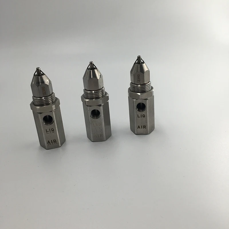 Fine misting water spray mist nozzle,air atomizing nozzle,fine mist Ultrasonic Atomizing nozzle,ultrasonic air atomizing nozzle