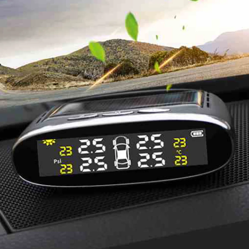 TPMS 068 универсальный солнечный беспроводной монитор давления в шинах системы