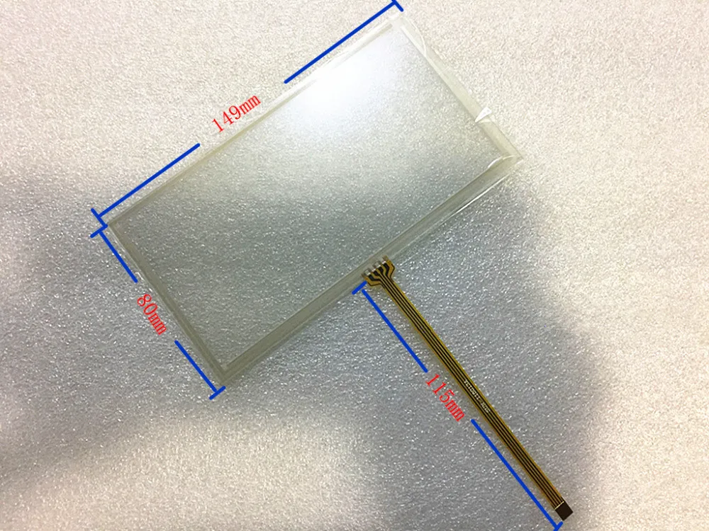 

New 6.0" inch 149*80mm 4 wire Resistive Touch Screen Panels for 149mm*80mm GPS Touch screen digitizer panel Repair replacement