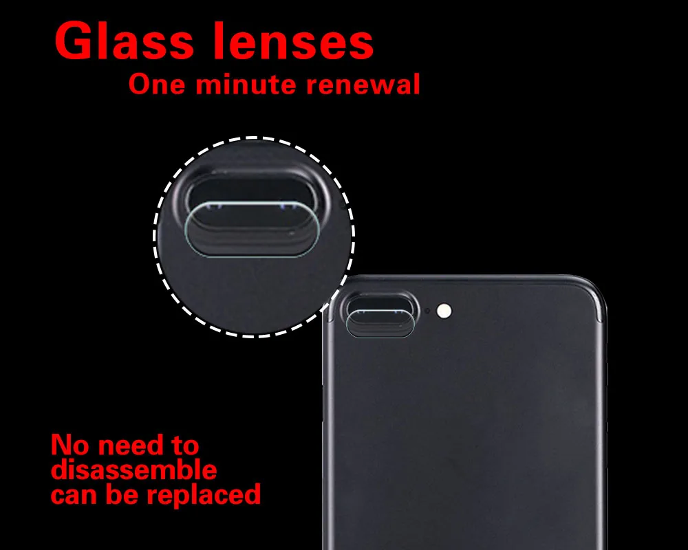 Anti-Scratch Rear Camera Lens Glass Protector Film For Apple iPhone 7 Plus 5.5&quot Back Premium Tempered | Мобильные телефоны и