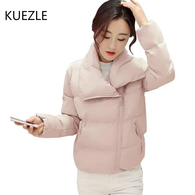 

Women down jacket Korean version the self-cultivation irregular winter fashion light cotton 2018 casual blouse top veste femme