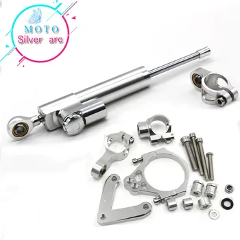 

Motorcycle CNC Damper Steering StabilizerLinear Reversed Safety Control Bracket For DUCATI 848 2008-2010 2009