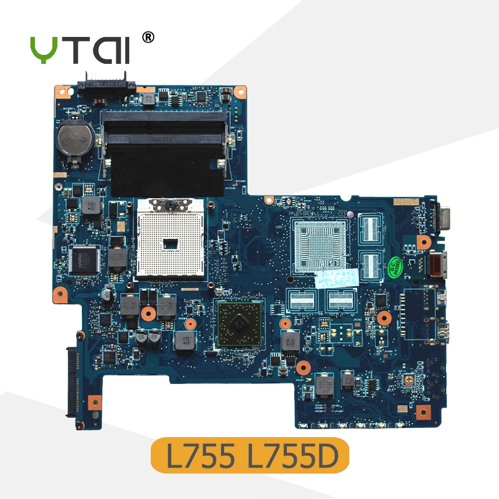 H000034200 لتوشيبا L755 اللوحة L775D محمول MotherboardSocket FS1 08N1-0N93J00 100% اختبار سليمة