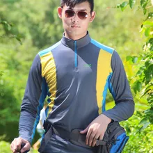 Мужская Уличная флисовая быстросохнущая футболка ветрозащитная сохраняющая тепло дышащая УФ-защита футболка альпинистская походная футболка