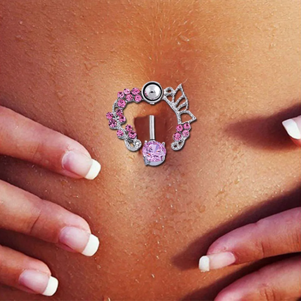 Buy New Fashion Hollow Belly Button Rings