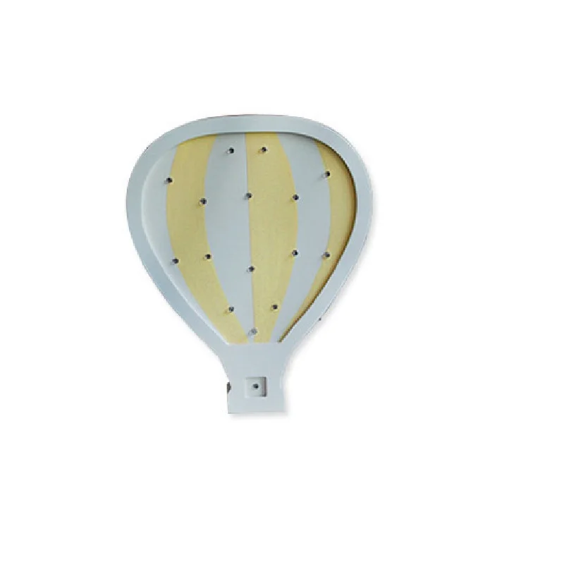 Воздушный шар светодиодный настенный деревянный модельная декоративная лампа вечерние свадебные декоративный светильник на батарейках ночной Светильник IY304123-2 - Испускаемый цвет: Yellow