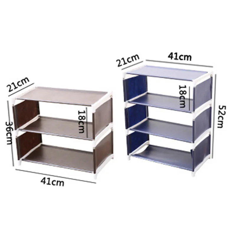 Многослойная простая полка для обуви, домашний пылезащитный Тканевый шкаф для обуви, многоцелевой шкаф для обуви
