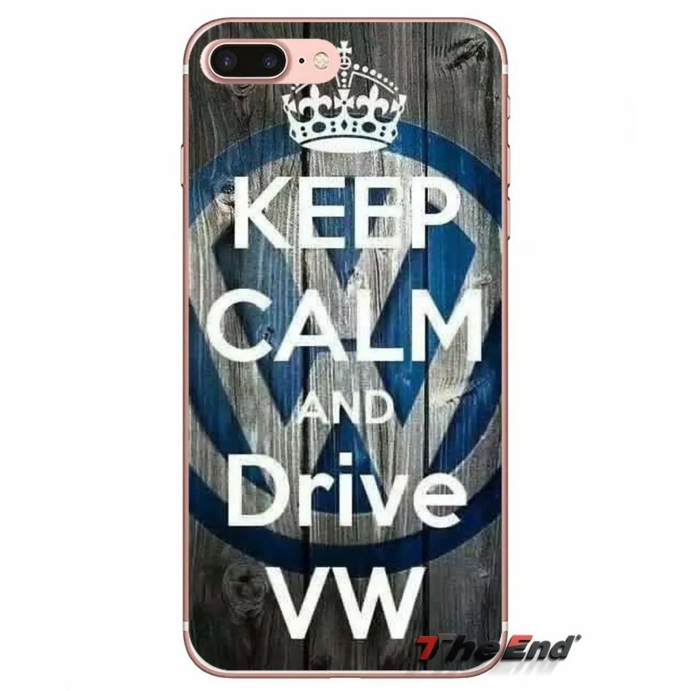 Для iPhone X 4 4S 5 5S 5C SE 6 6S 7 8 плюс samsung Galaxy J1 J3 J5 J7 A3 A5, с надписью «Keep Calm and Drive Фольксваген автомобильный чехол - Цвет: images 11