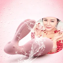 Wowyes Rabbit Wireless Control Vibrator Love Egg Double Strong Power Adult Sex Toys For Woman Erotic