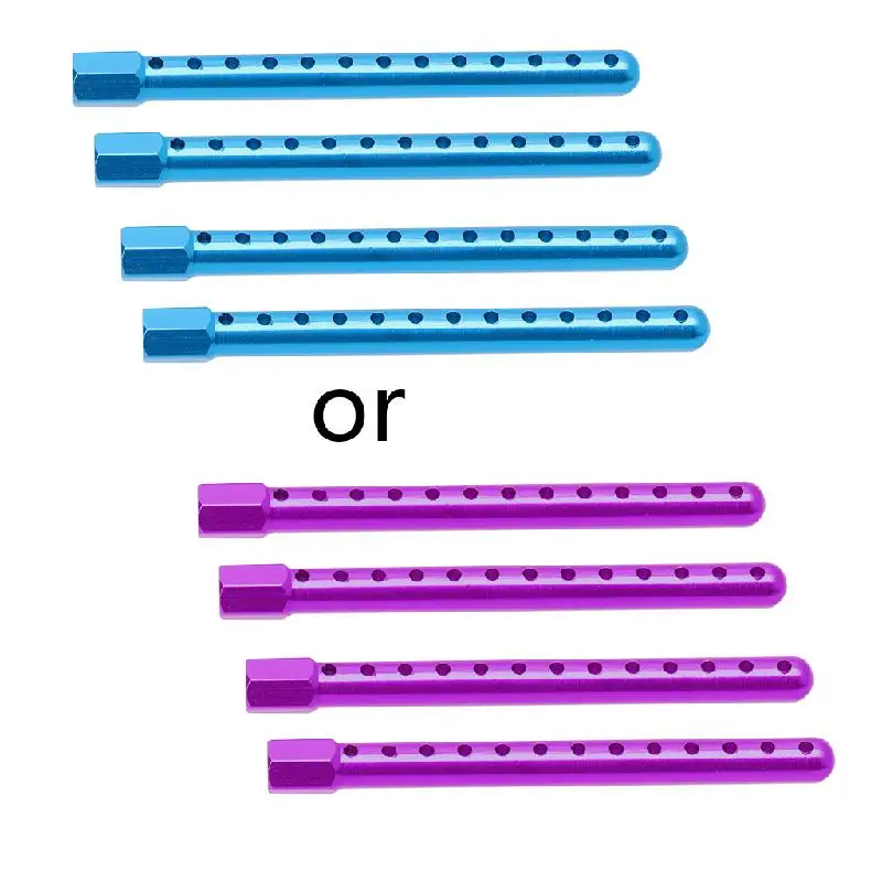 

4Pcs Aluminum Body Post Mount For HSP 94123 Upgrade Parts 1:10 RC On-Road Car