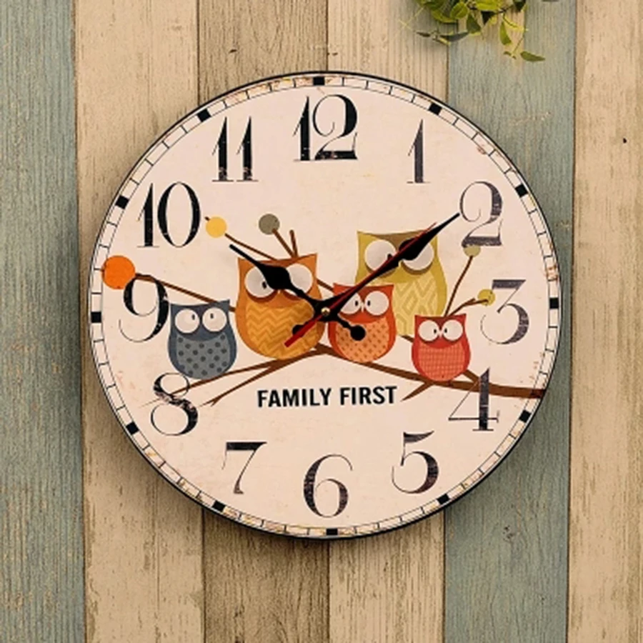 

Decorative Wall Clocks Home Decor For Kitchen Living Room Decoration Self Adhesive Wall Clock Reloj Vintage Pared Watch Home 305