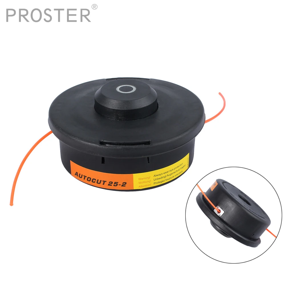 Proster Auto Cut 25 2 нейлоновая линия Bump головка подачи для щеточки триммер STIHL черные
