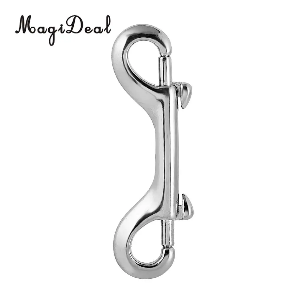 Multi-Functional Pro Scuba Boat Marine Grade Clip Stainless Steel Double Ended Bolt Snap 65-115mm Climbing Accessories