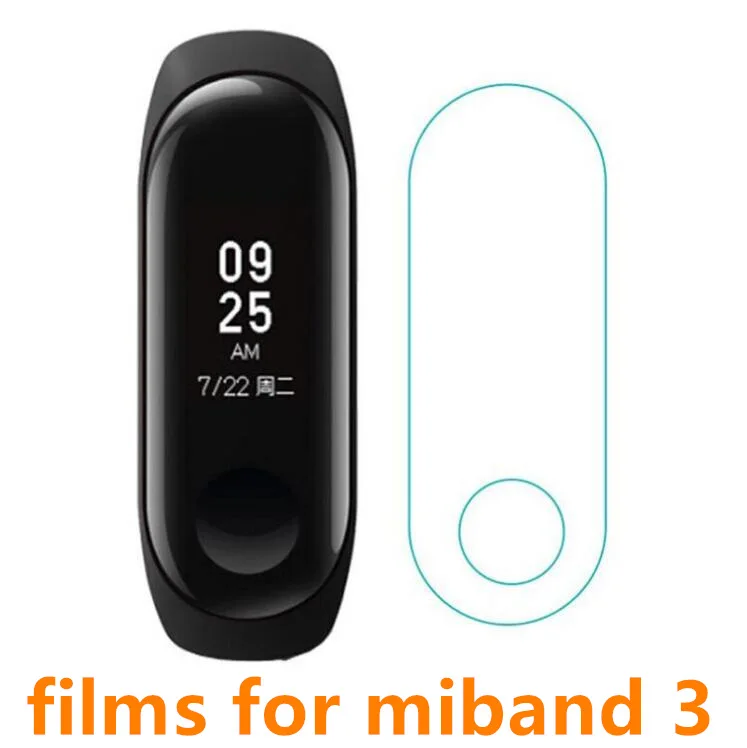 

For Xiaomi Mi Band 3 Screen Protector for Xiaomi Mi Band 2 3 Smart Wristband Protective Film Miband 2 3 Film