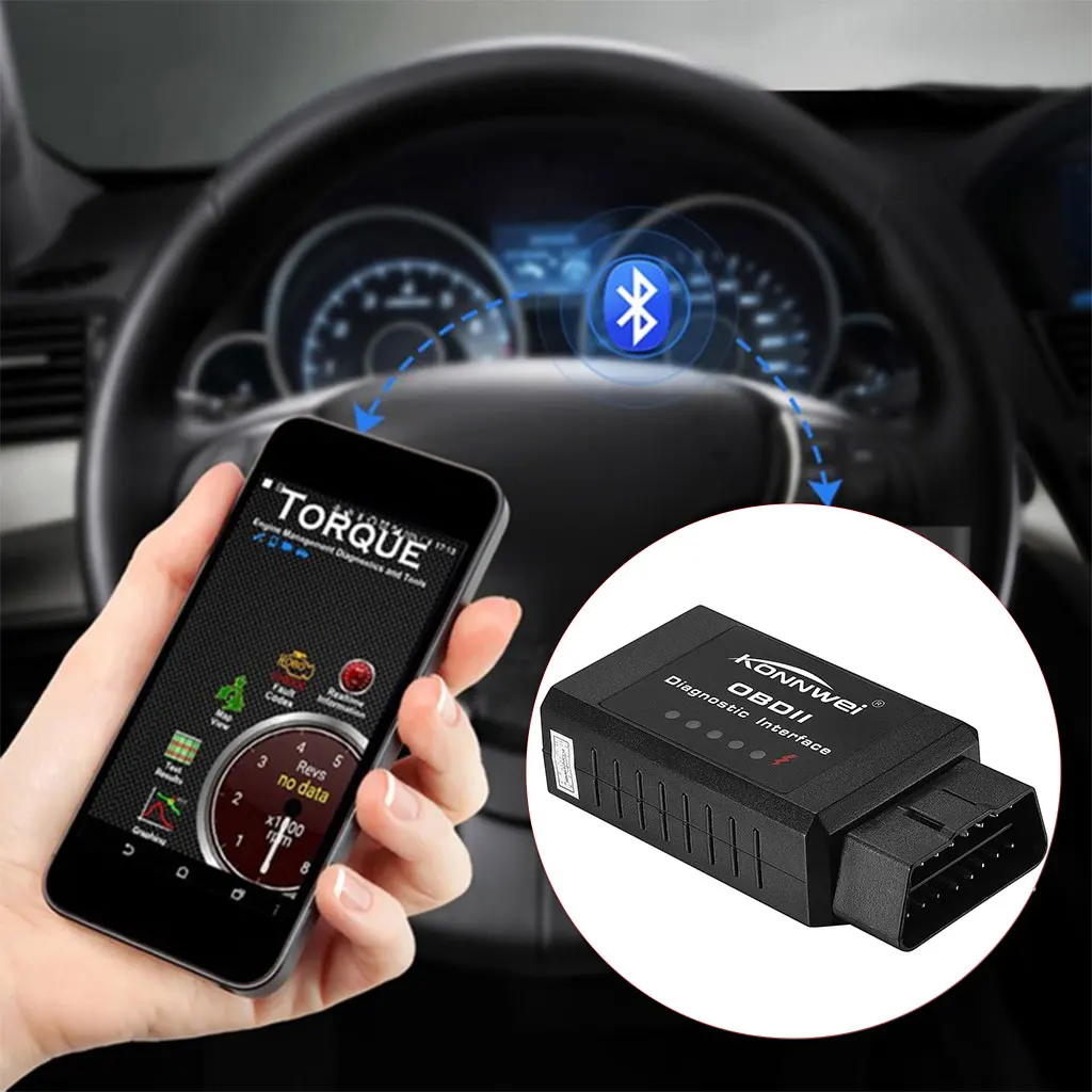 Мини Bluetooth ELM327 Беспроводной сканирующее устройство Bluetooth OBDII OBD2 читатель кода VAG COM автомобильный диагностический автодиагностика сканер тестер