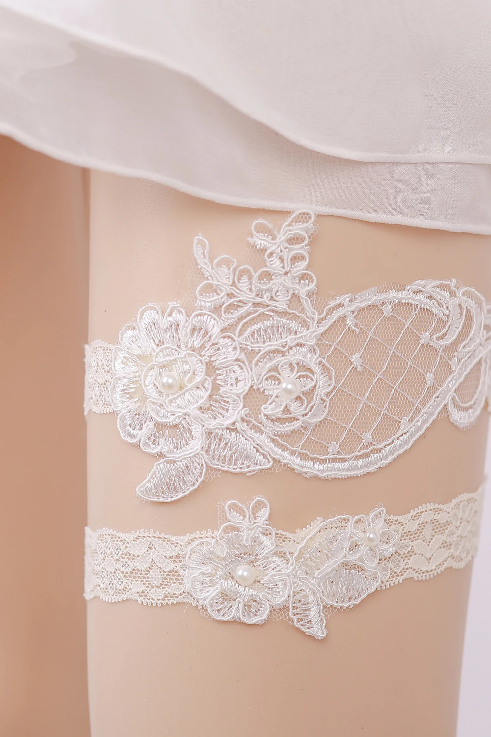 Дешевый сексуальные аппликации свадебные туфли жемчужного нога подвязки кружевное платье цвета слоновой кости, свадебная подвязка для невесты Свадебные аксессуары для невесты