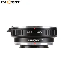 K&F Concept Lens Adapter for Canon for EOS EF mount Lens to M4/3 MFT for Olympus PEN and for Panasonic Lumix Cameras EOS-M4/3