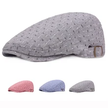 HT1718, новинка, летние береты, Повседневная Регулируемая Кепка Newsboy, плоская кепка для мужчин и женщин, хлопковая кепка, унисекс, Gastby, Duckbill, Ivy, берет, шапка