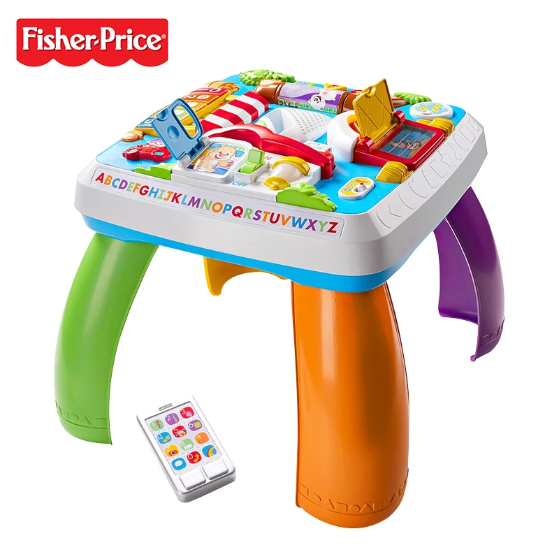 US $170.76 Genuine Fisher Price Brand DWN37 MultiFunction Game Table Bilingual Machine Laugh and Learn Around the Town