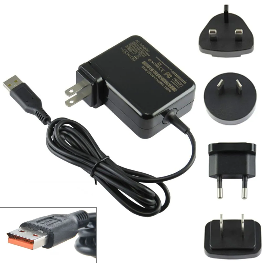 

40W 20V 2A AC Laptop Adapter Power Supply Tab Wall Charger Adaptor for Lenovo Yoga3 Pro Yoga 3 Pro 1S3-5Y70 5Y711 miix 700