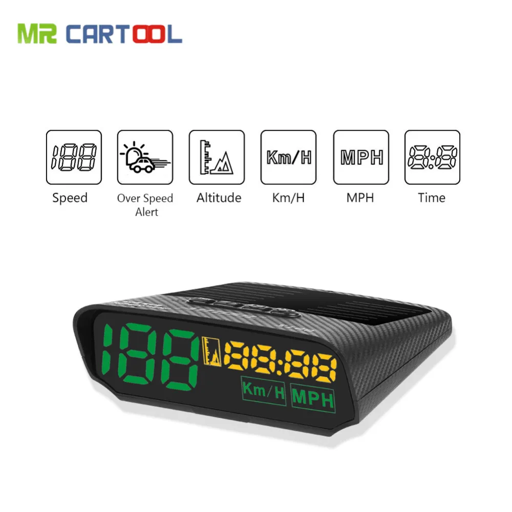 

AUTOOL X100 Universal Car HUD Car Head up Display Multifunction Smart Digital Meter Vehicle GPS Speedometer KM/H MPH