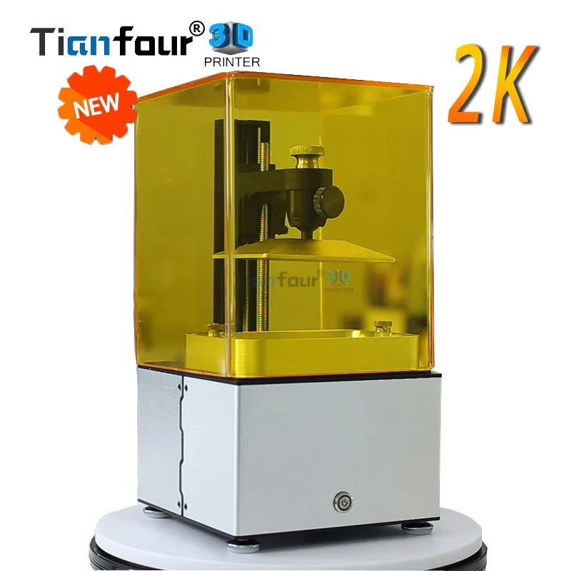 Новый Tianfour 2 К ювелирные изделия № 1 УФ SLA/DLP/ЖК дисплей 3D принтер с высоким