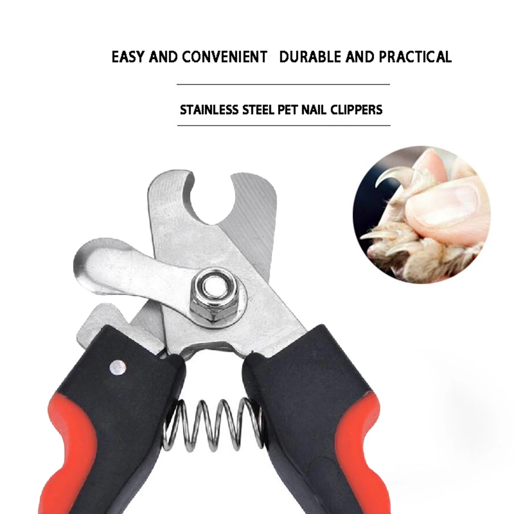 

Stainless Steel Pet Nail Clipper Cutter Professional Animal Pet Grooming Scissors for Small Medium Puppy Dog Cats