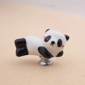 

5PCS Newest Style Ceramic Panda Kitchen Cabinet Cupboard Drawer Pull Knob Handle Kid's Room Decor