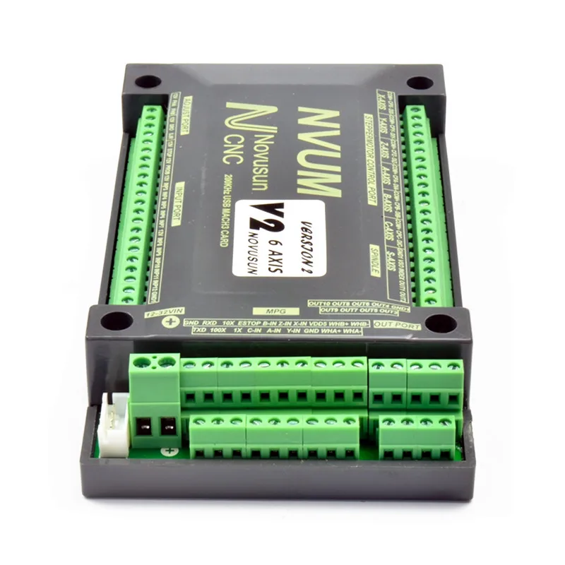  NVUM 4 Axis Mach3 tarjeta USB 200KHz CNC enrutador 3 4 5 6 Axis tarjeta de Control de movimiento Ta