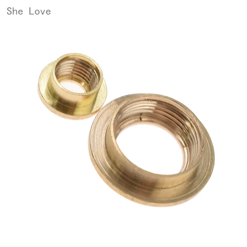 

She Love 2pcs Solid Brass Eyelets Screw on Eyelet with Washer Grommets Leather Craft Garment Patchwork Decoration