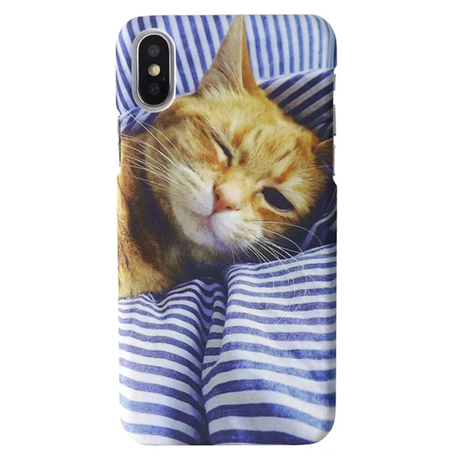 Чехол для телефона с милым котом LACK для iphone XS Max X XR 8 7 6 S Plus, задняя крышка, модные Жесткие ПК-Чехлы с милым мультяшным животным - Цвет: Style 3