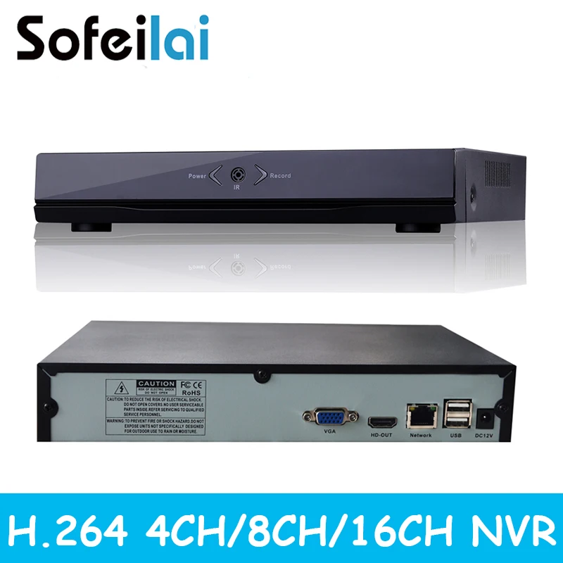 

Multi-language 4CH 8CH 16CH Min NVR for IP Camera Without POE Port Onvif HDMI HD CCTV Network Video Recorder support 3TB HDD max