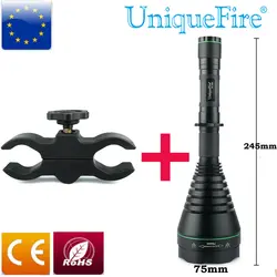 UniqueFire 1508 ИК 940nm тактический фонарик 3 Режим 75 мм объектив Мощный светодиодный инфракрасный Lanterna + прицела Rechargeble