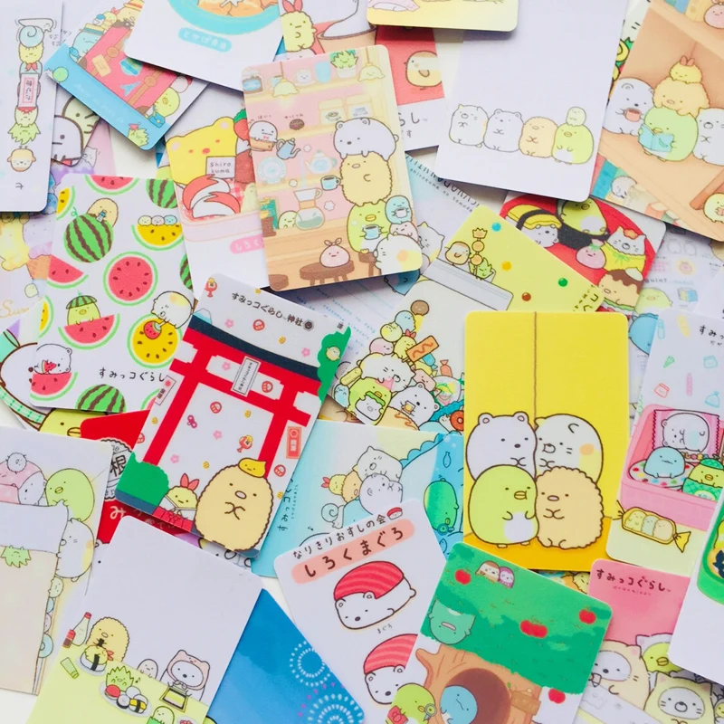 5X милые Сумико гураши скраб декоративные наклейки для банка автобусная карта альбом-ежедневник телефон компьютерный Декор