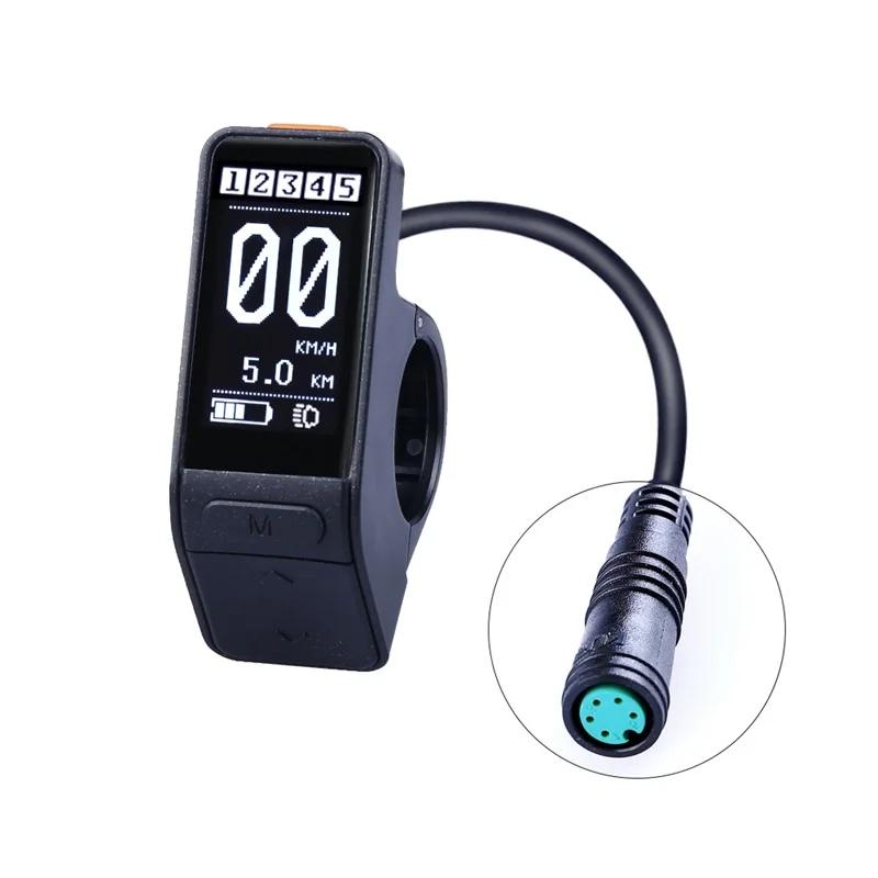 Excellent Electric Bicycle LCD Mini Display For Bafang BBS01B BBS02B BBSHD Mid Motor E-bike Conversion Kits Waterproof Speed Controller 1
