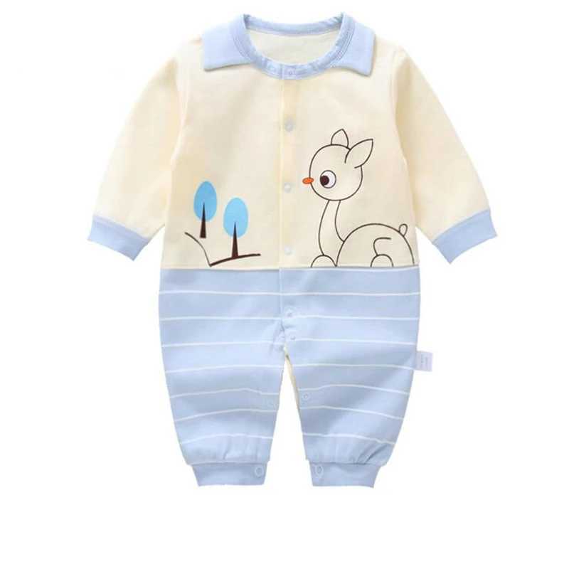 2019 nouveau bébé barboteuses enfants vêtements coton filles une pièce nouveau-né 0-12 mois