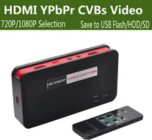 Живой Эфир Вещания, HD Игры Capture HDMI CVBS YPbpr Записи в Окне U Диск SD для PS4 PS3 ТВ СТБ Камеры Медицинской уход