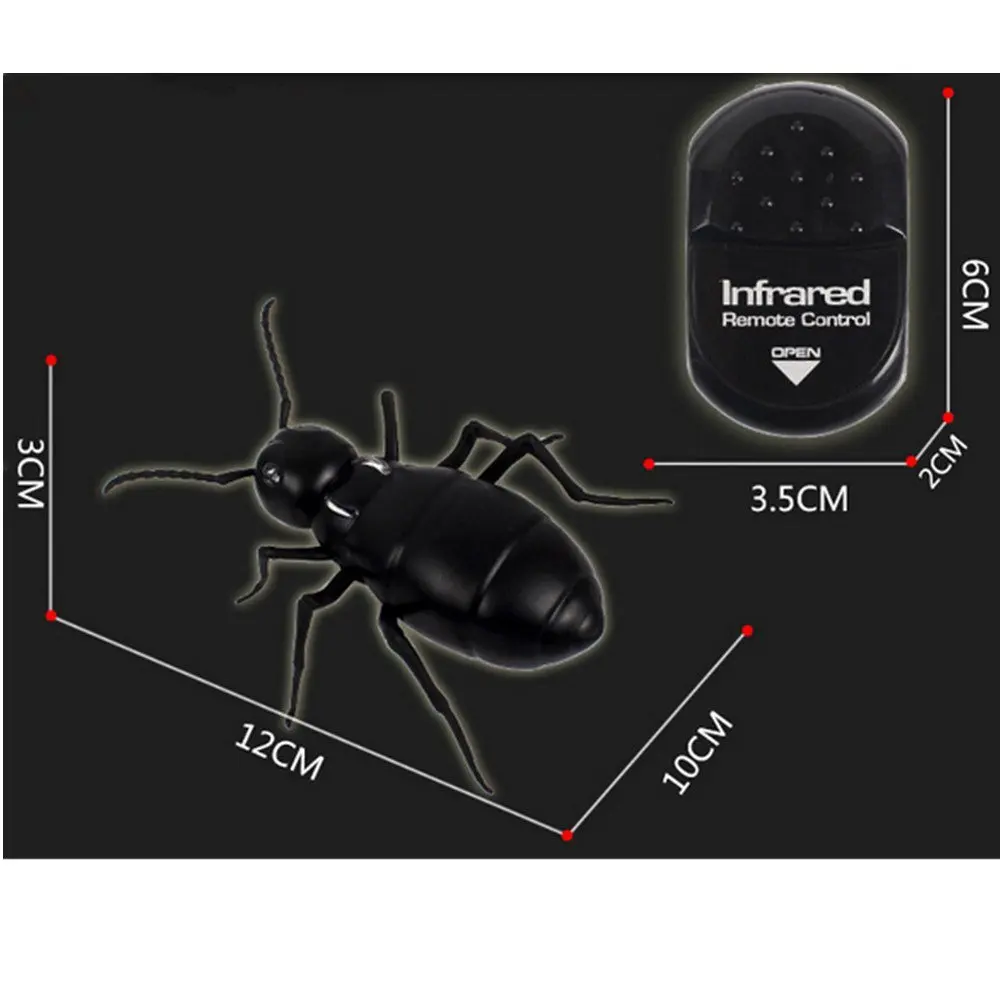 Инфракрасный RC муравей пульт дистанционного управления макет поддельные большой муравей RC игрушка шалость рептилия насекомые шутка