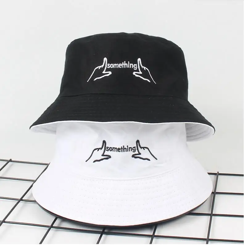 Buy Two Side Reversible black white Bucket Hat men