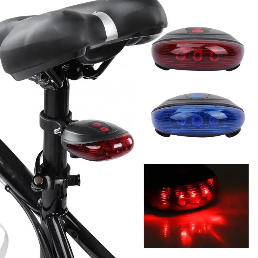 Задний фонарь для велосипеда, портативная Водонепроницаемая светодиодная фара для велосипеда, задний фонарь Предупреждение льная мигающая лампа, запчасти для велосипеда