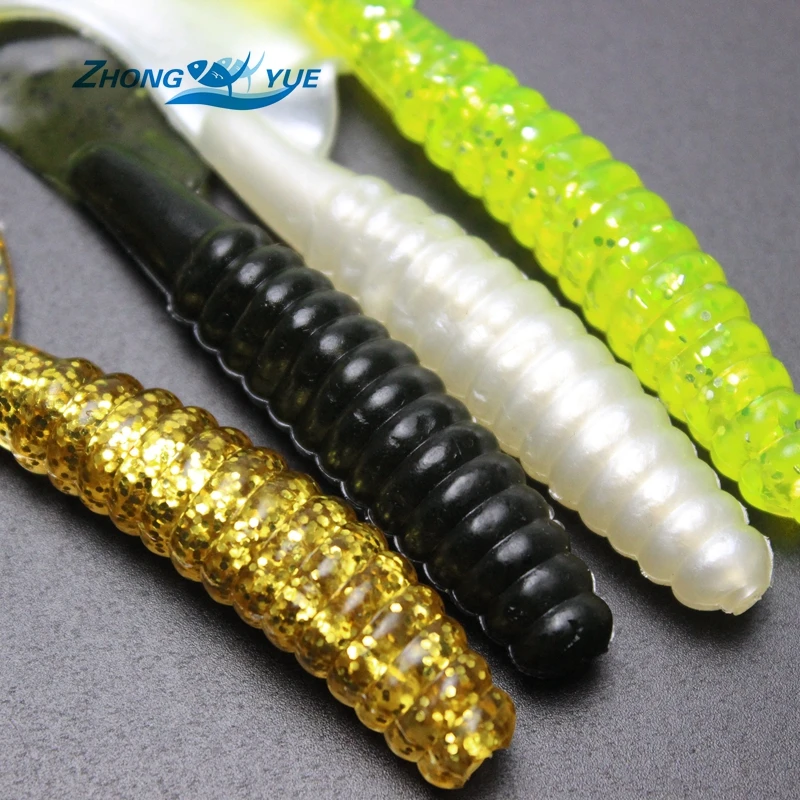 

16 pcs 9cm 8 colors soft bait sea fishing tackle wobbler jigging fishing lure silicone bait soft worm shrimp silicone fish