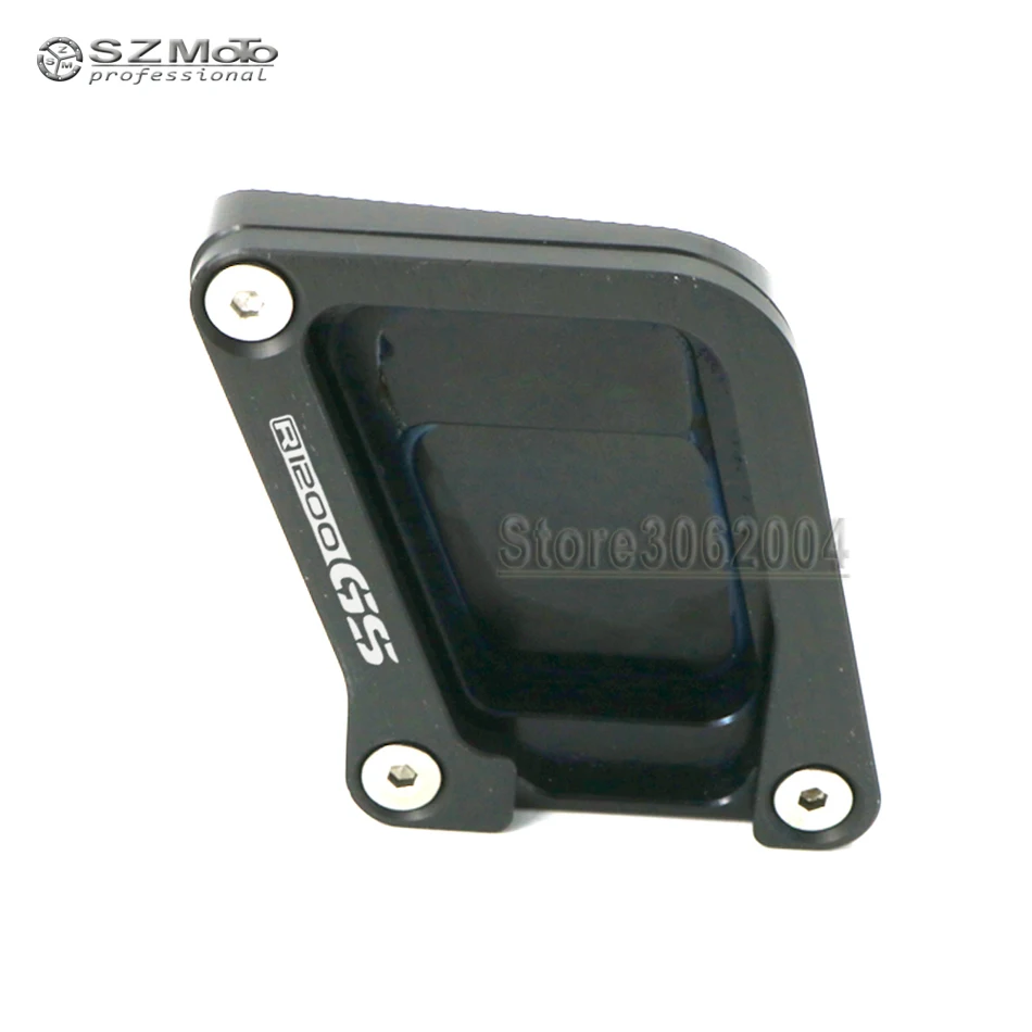

For BMW R1200 GS 2004-2012 R1200GS ADV 2008-2013 Motorcycle CNC Side Kickstand Stand Extension Support Plate With Logo