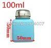SZBFT 1pcs Blue 100ML Nail Polish Remover Alcohol Liquid Pumping Dispenser Bottle ► Photo 1/2
