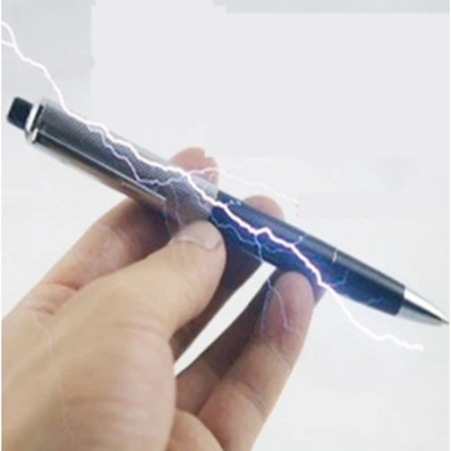 

spoof Fancy Funny toy Ball Point Pen Shocking Electric Shock Toy Gift Joke Prank Trick Fun Novelty Electric shock pen