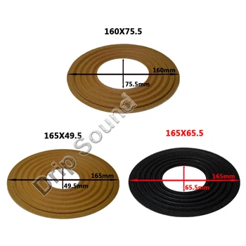 

2pcs 160X75.5/165X49.5/165X65.5mm Elastic Wave Loudspeaker Subwoofer Woofer Bass Speaker Repair Spider Damper