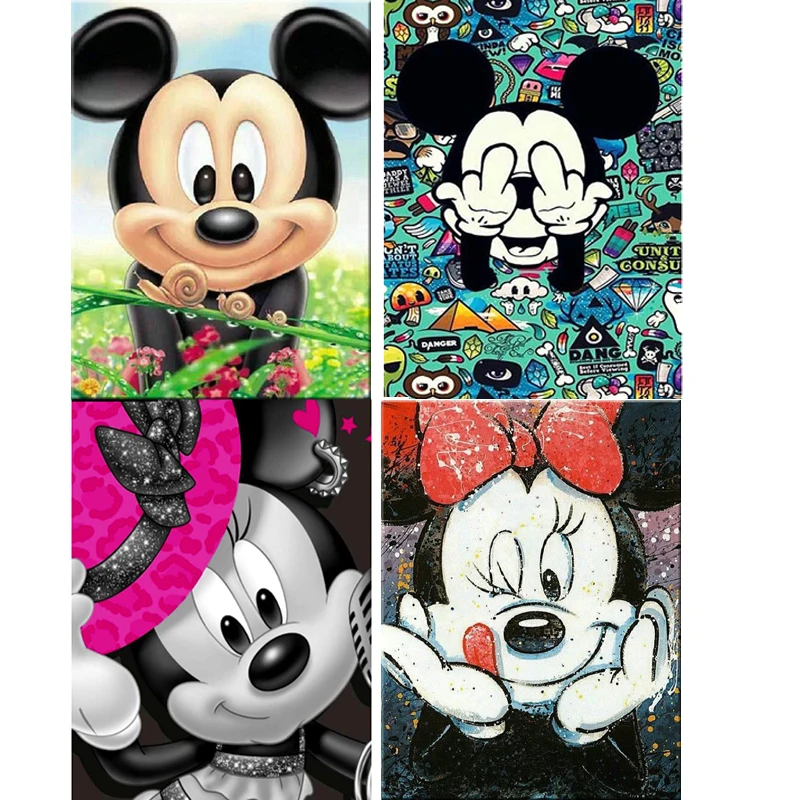 Christmas gift 5D DIY Diamond Painting Mickey Mouse Diamond Embroidery
